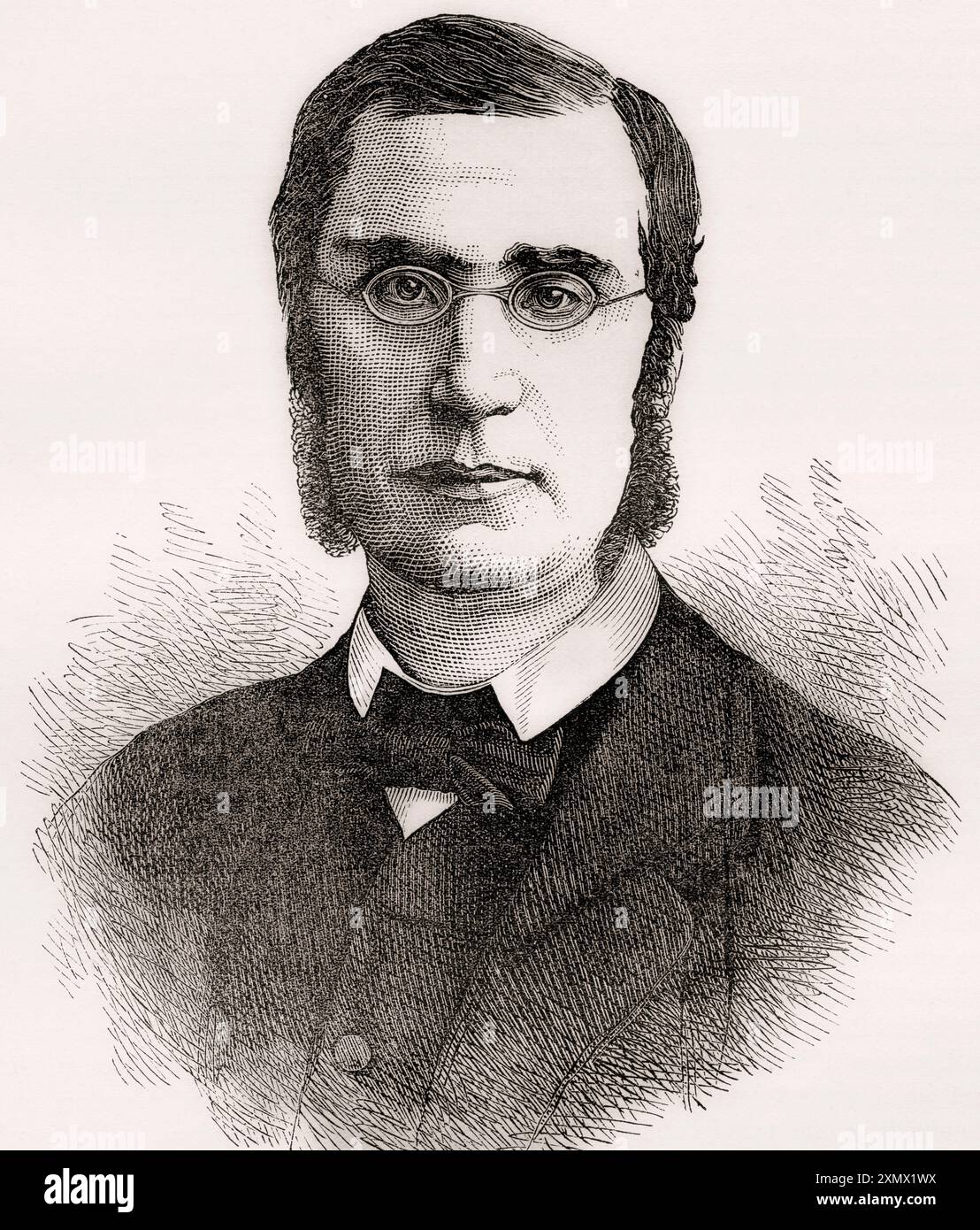 Olivier Emile Ollivier, 1825–1913. Französischer Staatsmann. Aus Cassells Illustrated History of England, veröffentlicht um 1880. Stockfoto