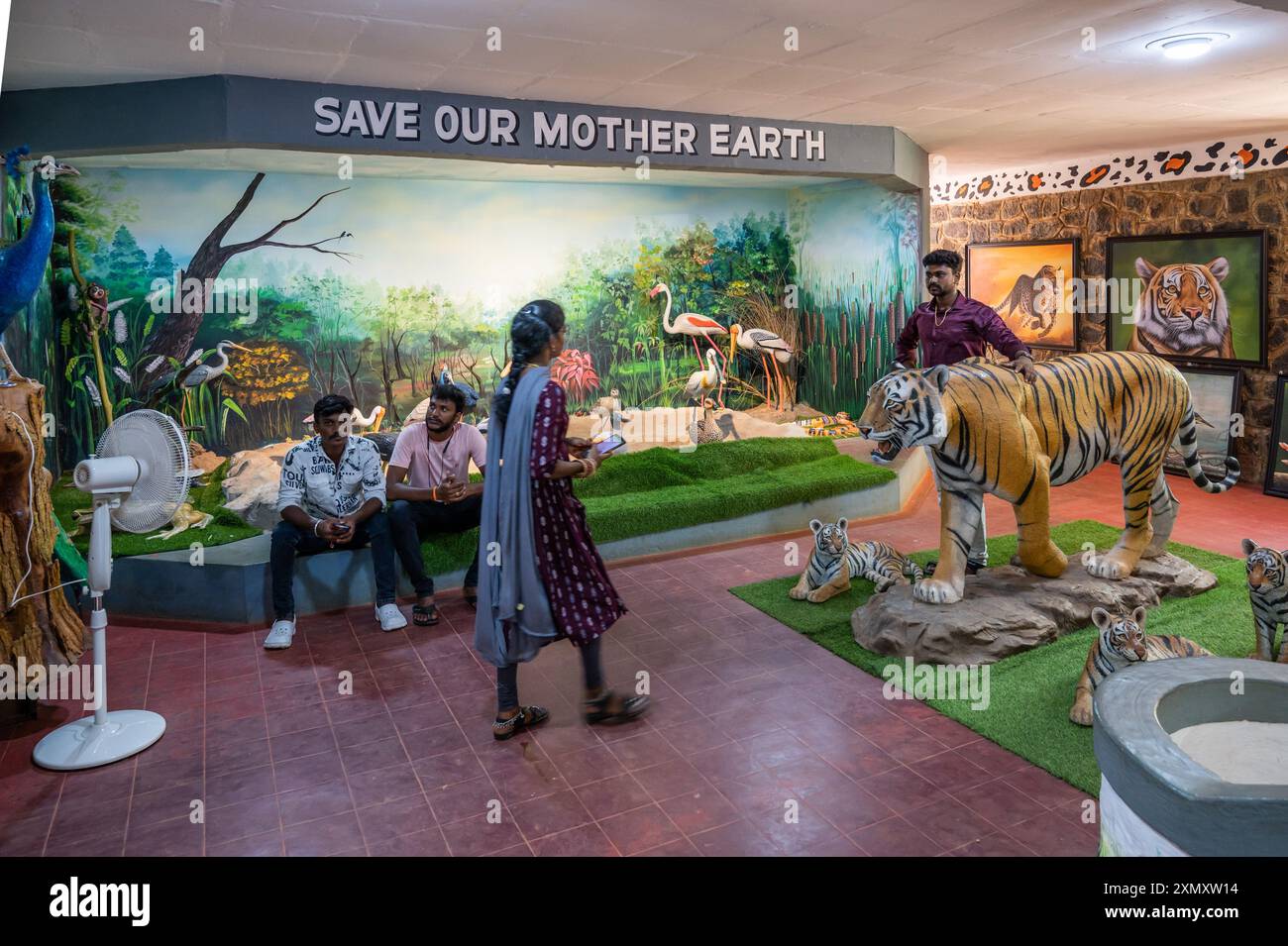 Auroville, Indien - Juni 2024 - Wildlife Museum Stockfoto