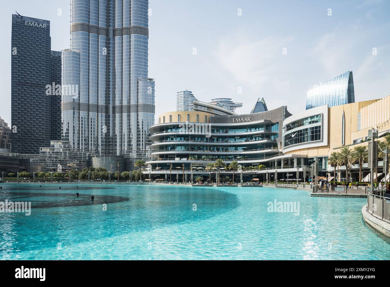 Dubai Marina Skyline: Emaar Waterfront Stockfoto