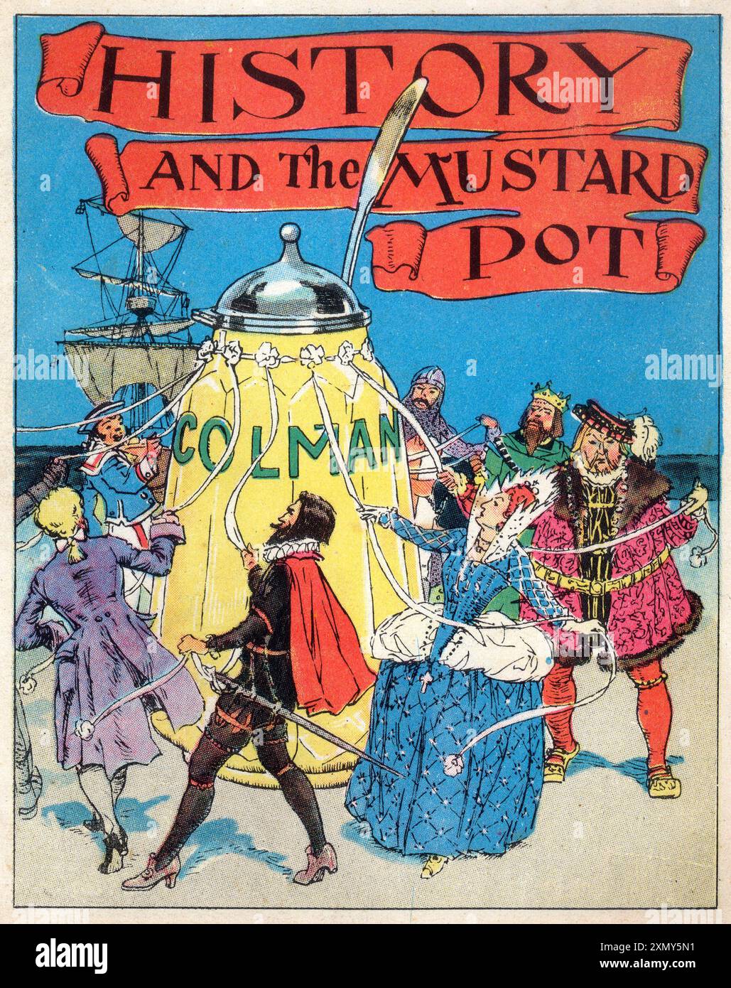 Colman's Mustard durch die englische Geschichte Stockfoto