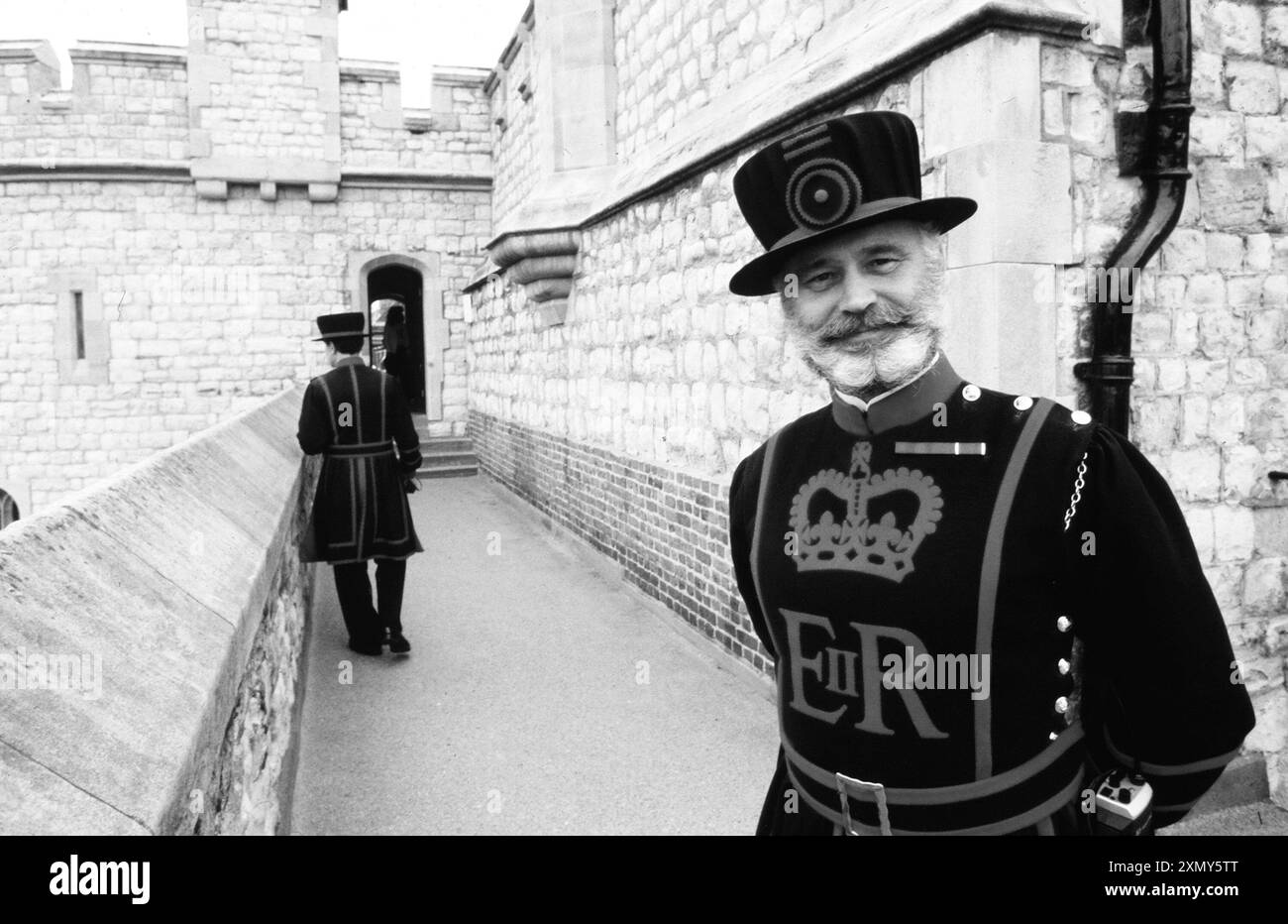 Beefeaters am Tower von London Stockfoto