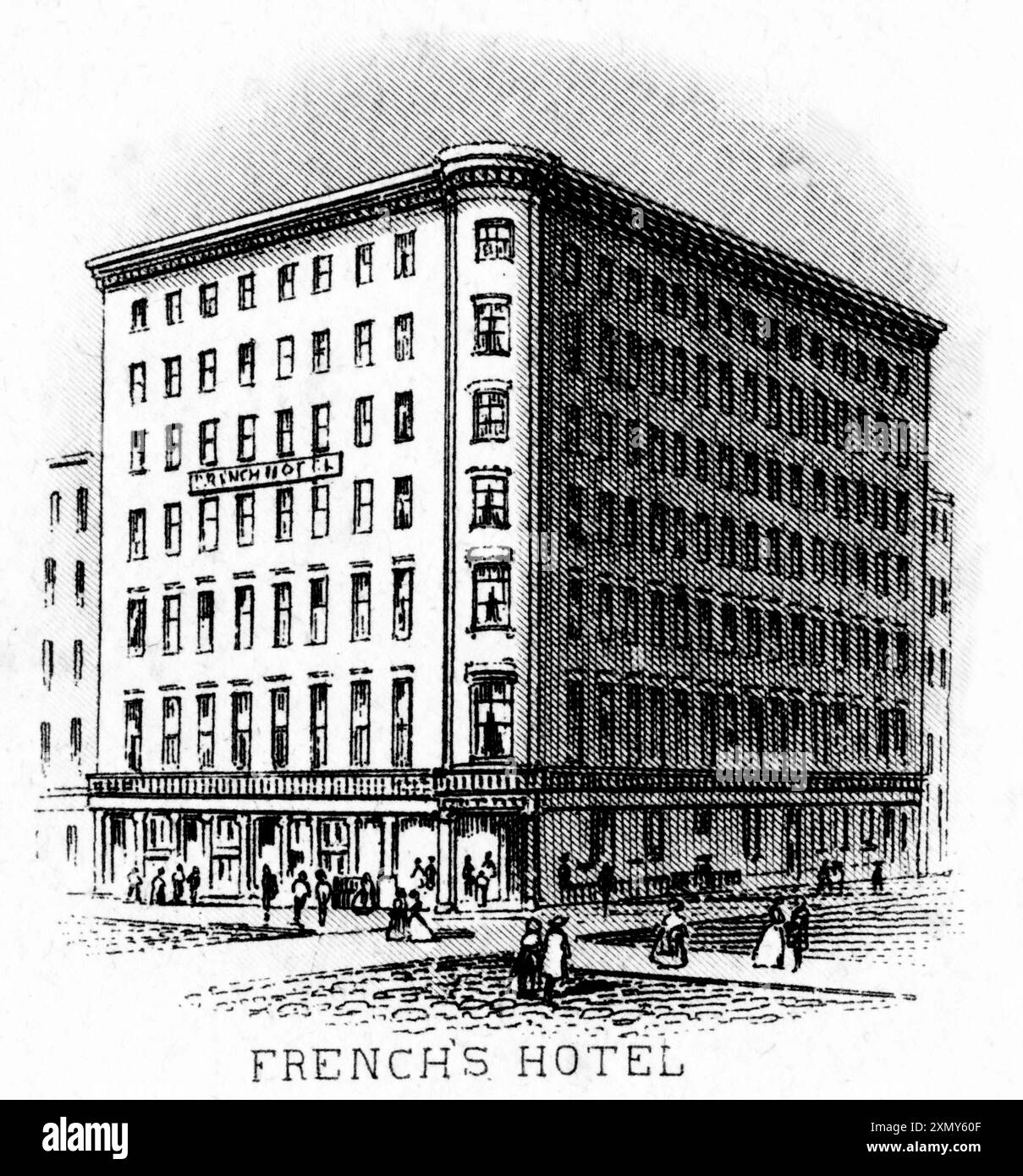 French's Hotel, New York City, USA Stockfoto