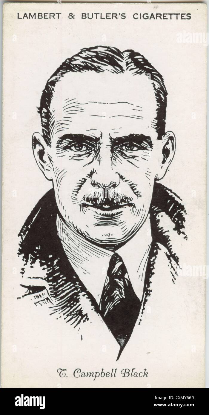 T Campbell Black, Pilot Stockfoto