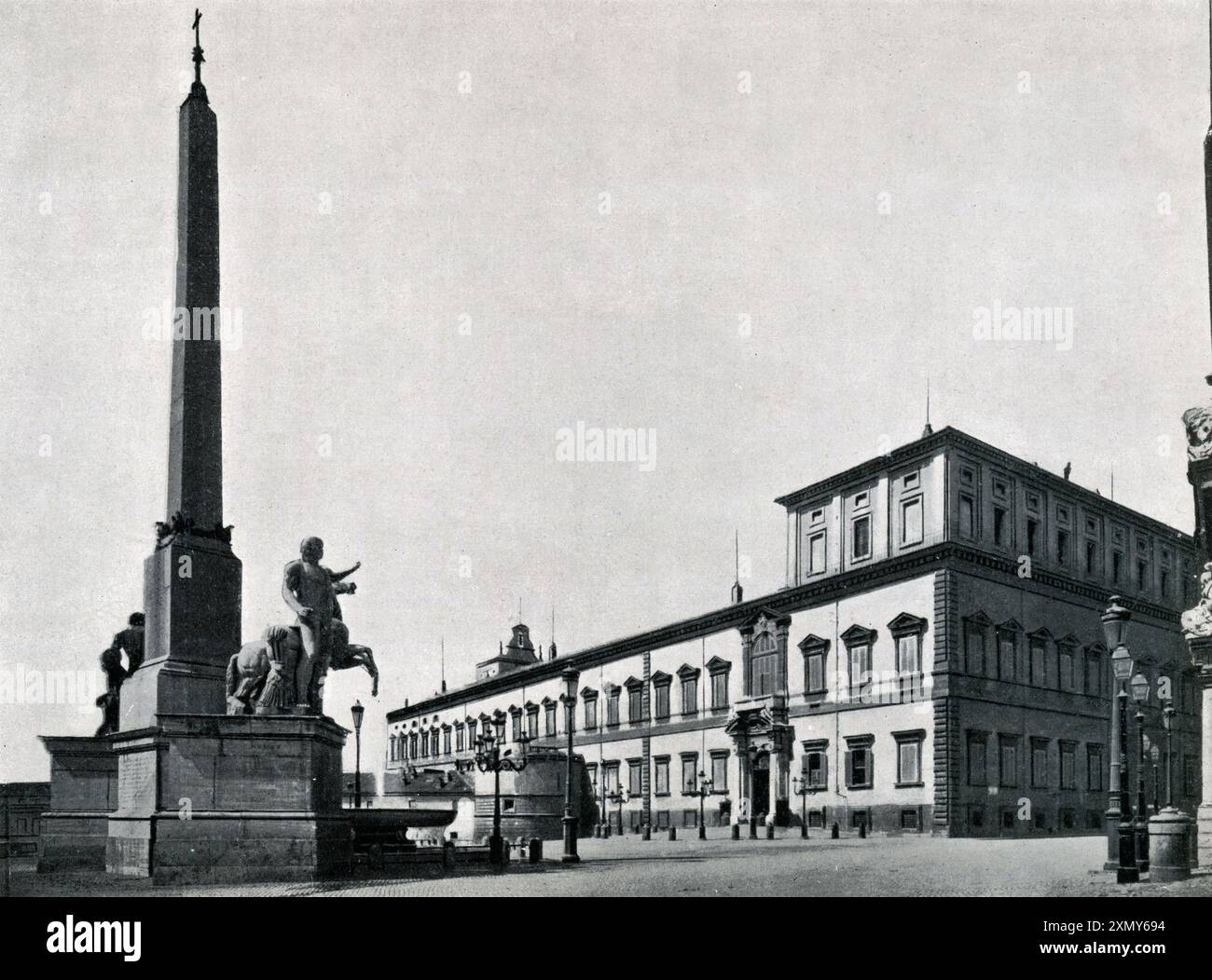 Rom, Italien - Palazzo del Quirinale (Quirinalpalast) Stockfoto