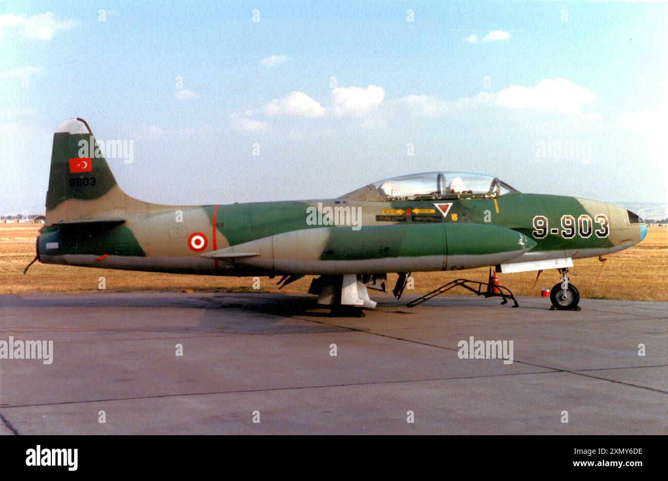 Lockheed T-33A Shooting Star 9-093 Stockfoto