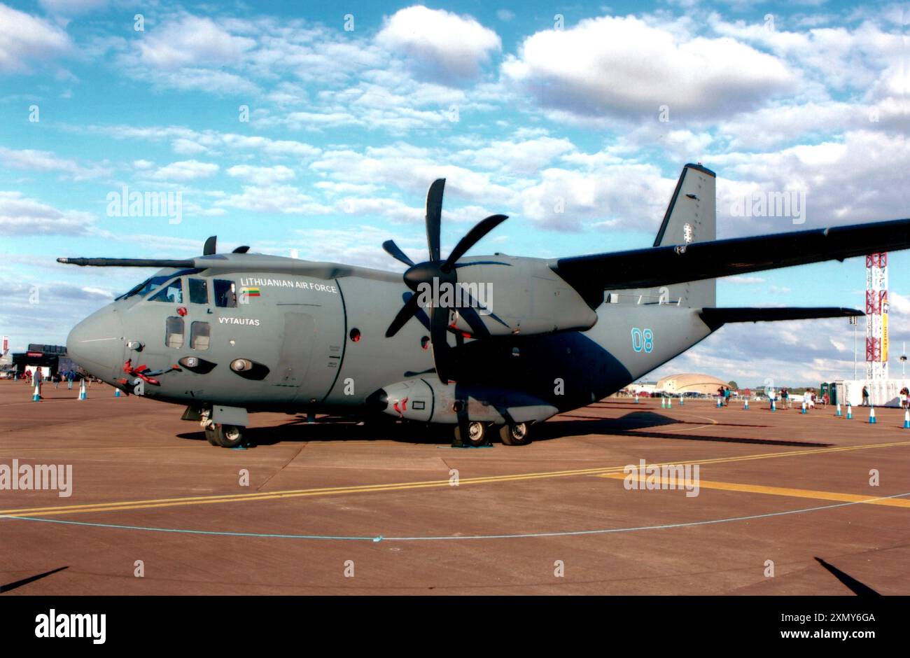 Alenia C-27J Spartan 08 Blau Stockfoto