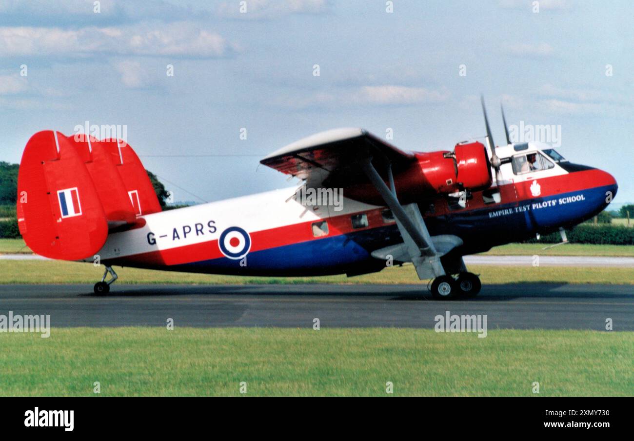 Scottish Aviation Twin Pioneer 3 G-APRS Stockfoto