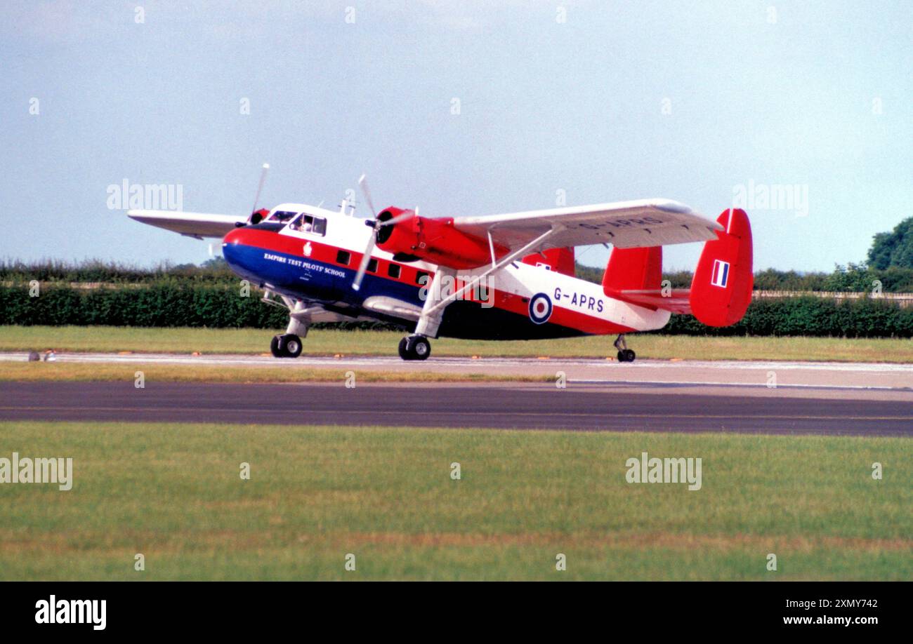 Scottish Aviation Twin Pioneer 3 G-APRS Stockfoto