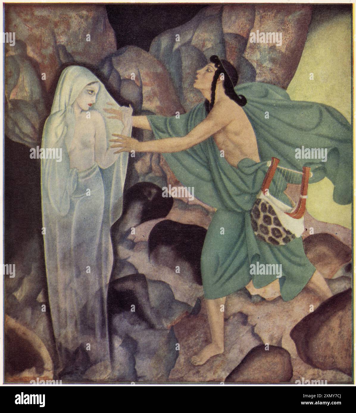 Orpheus und Eurydice - Edmund Dulac Stockfoto