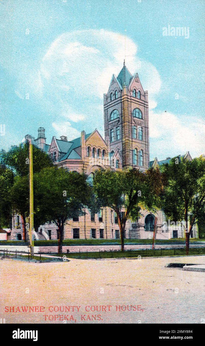 Shawnee County Court House, Topeka, Kansas, USA Stockfoto