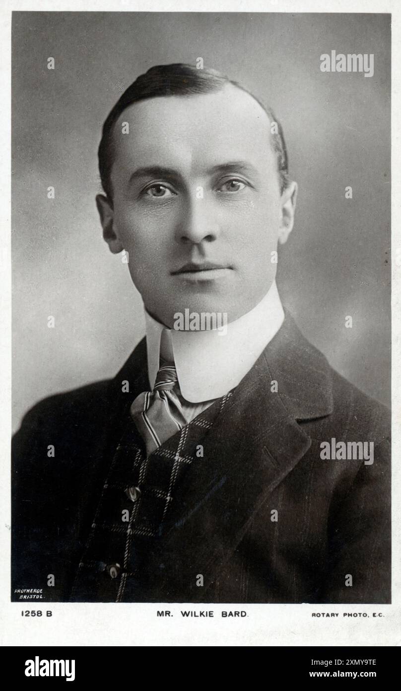 Herr Wilkie Bard - Tonkünstler Der Vaudeville Music Hall Stockfoto