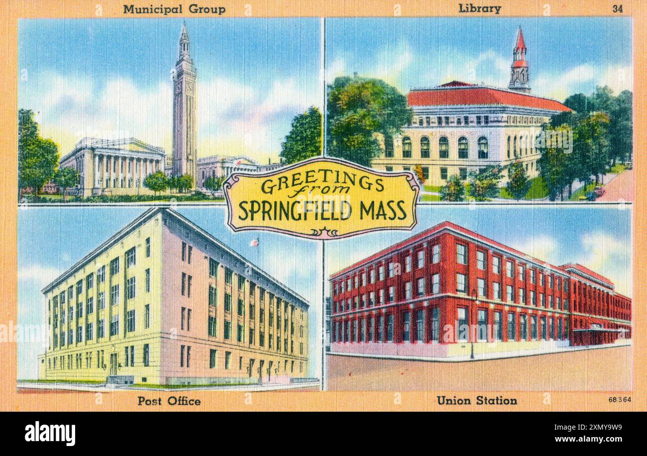 Springfield, Massachusetts, USA Stockfoto