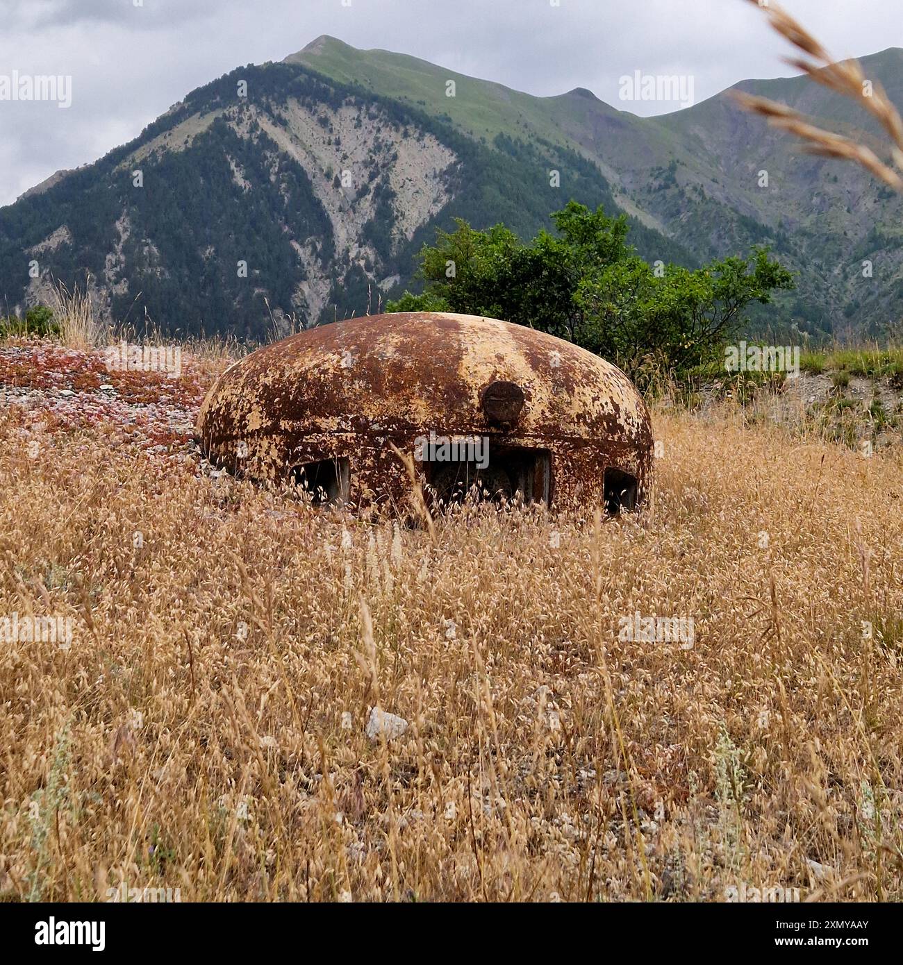 Saint-Ours Bas Fort, Saint-Ours Bas, Alpes de Haute-Provence, Frankreich Stockfoto