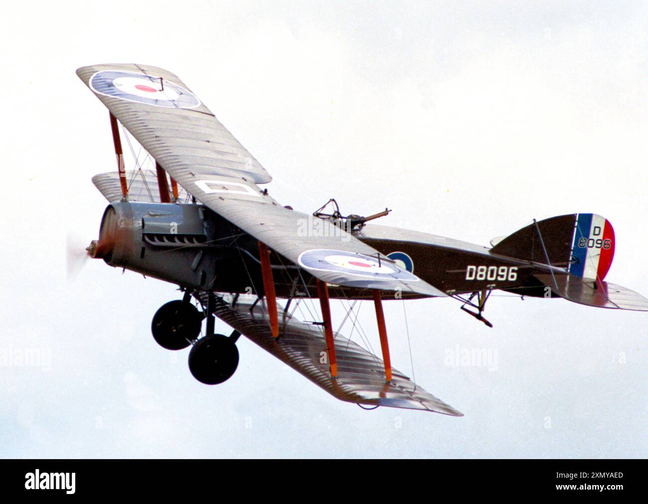 Bristol F.2B Jagdflugzeug G-AEPH - D8096 Stockfoto