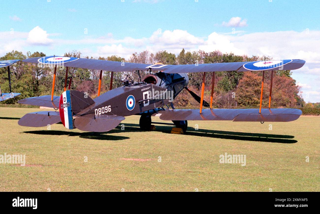 Bristol F.2B Jagdflugzeug G-AEPH - D8096 Stockfoto
