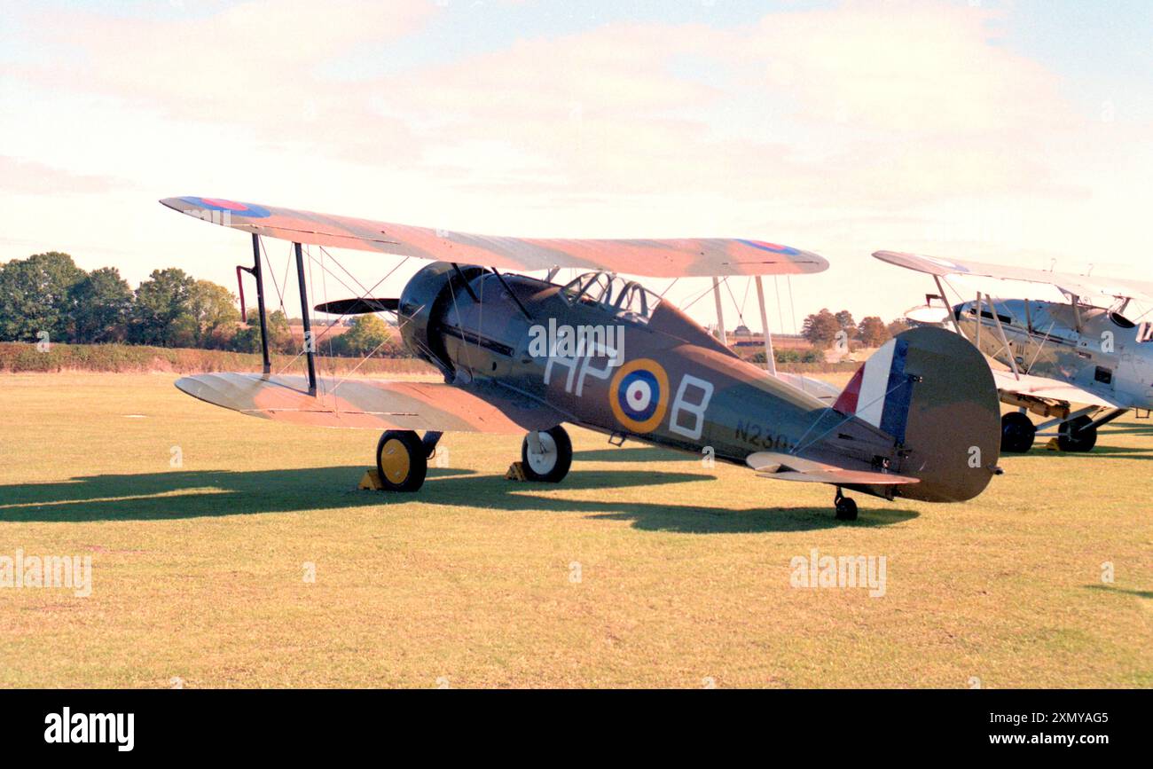 GLOSTER GLADIATOR I G-AMRK - N2308 - HP-B Stockfoto