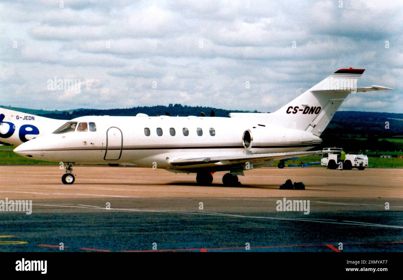 HAWKER 800XP CS-DNO Stockfoto