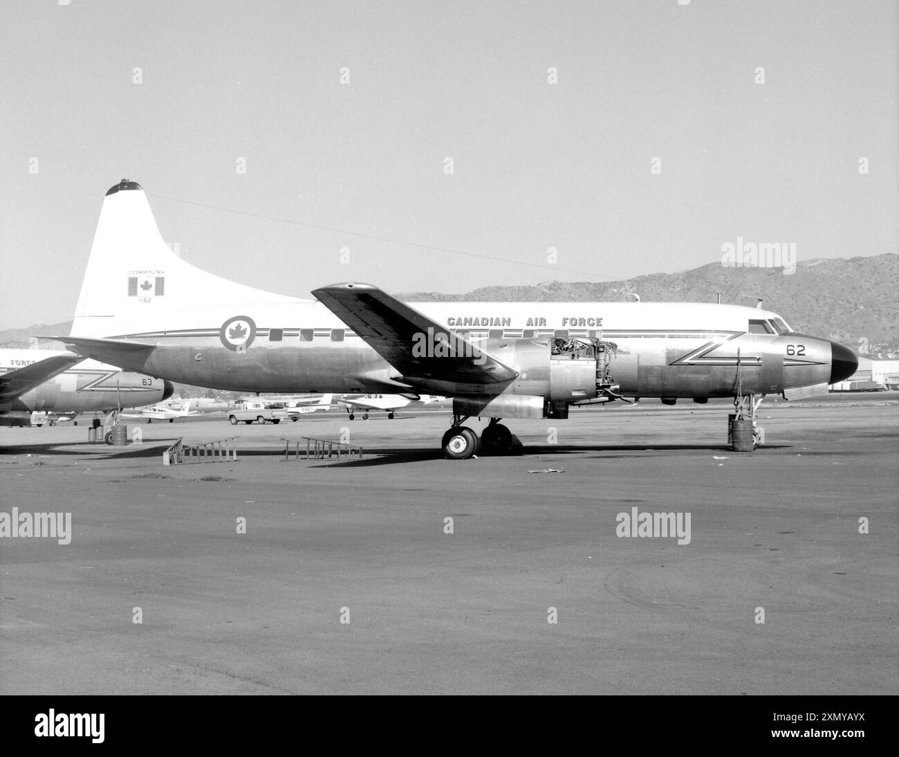 Canadair CC-109 Cosmopolitan 11162 Stockfoto
