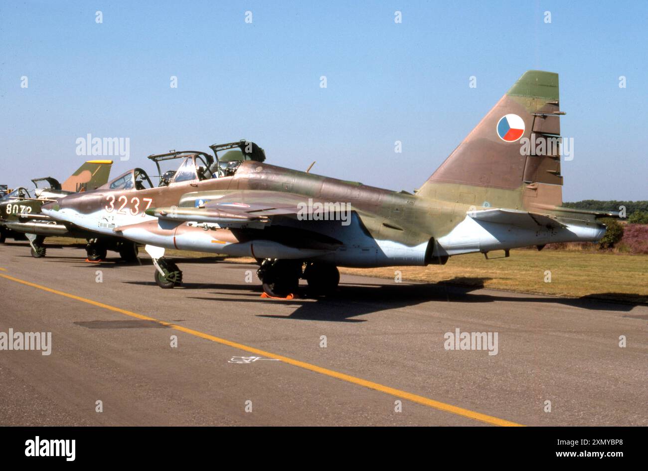 Sukhoi Su-25UBK 3237 Stockfoto