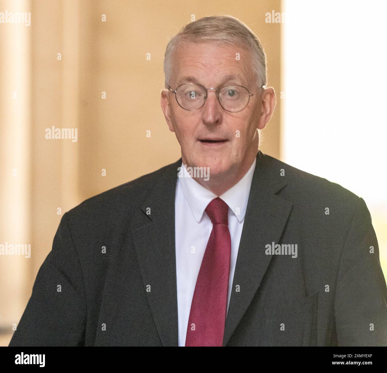 London, Großbritannien. 30. Juli 2024. Hillary Benn, Sekretärin von Nordirland, bei einer Kabinettssitzung in der Downing Street 10 London. Quelle: Ian Davidson/Alamy Live News Stockfoto