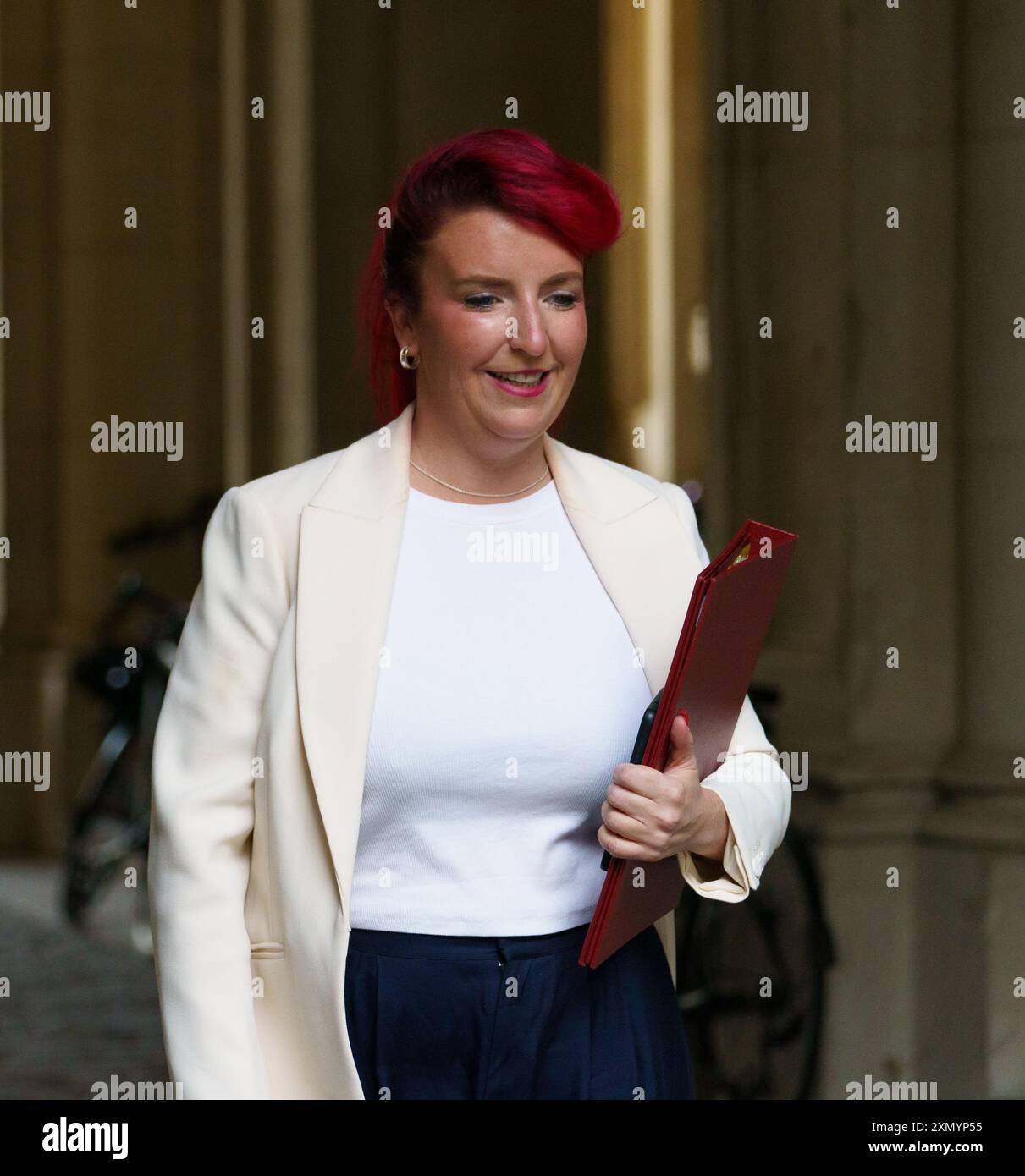 Downing Street, London, Großbritannien. Juli 2024. Die Herren kommen zum letzten Kabinett vor der Sommerpause. IM BILD: RT Hon Louise Haigh, Secretary of State for Transport BridgetCatterall/AlamyLiveNews Stockfoto