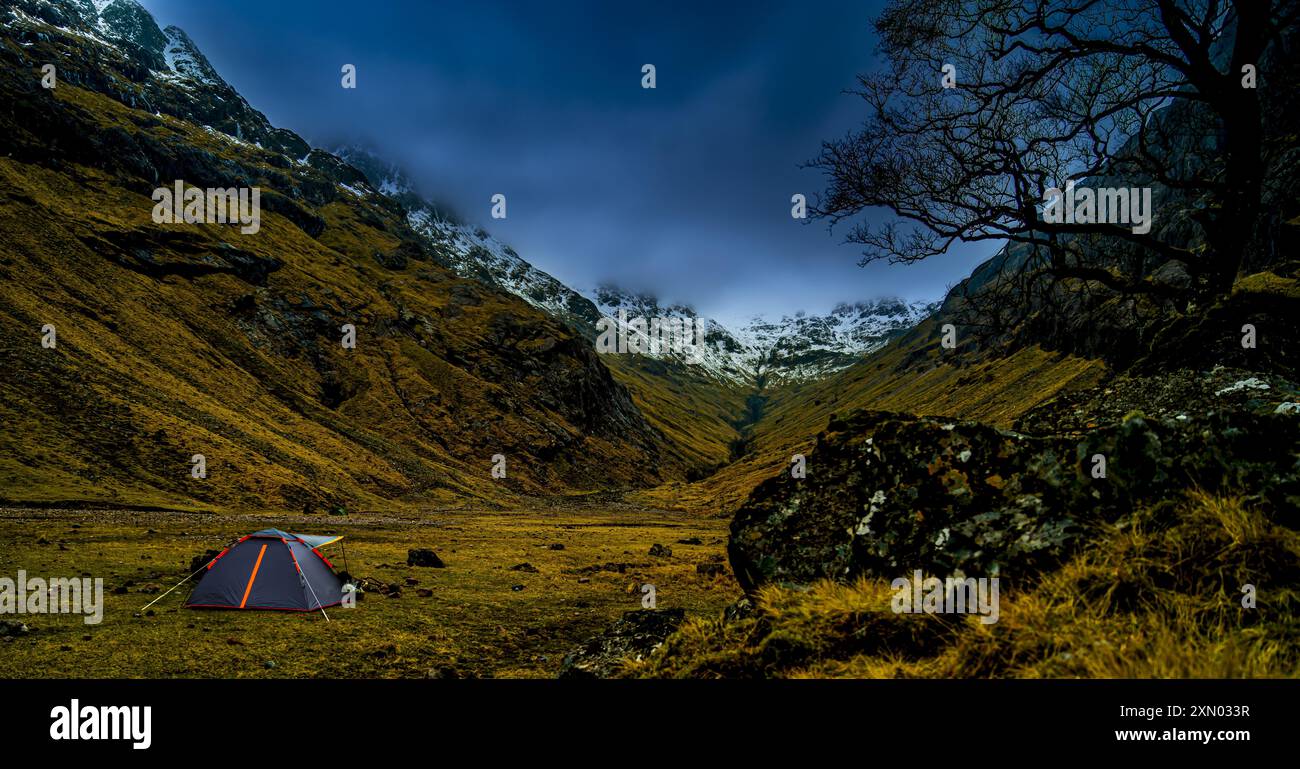 Hidden Valley Glencoe, Scotalnd Stockfoto