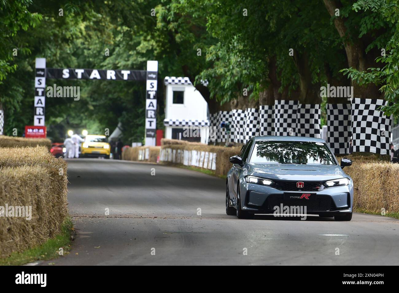 Bradley Beningfield, Honda Civic Type R, auf den ersten Blick, eine Gelegenheit, neue Modelle und Konzeptfahrzeuge sowohl aus neuer als auch aus etablierter Fertigung zu sehen Stockfoto