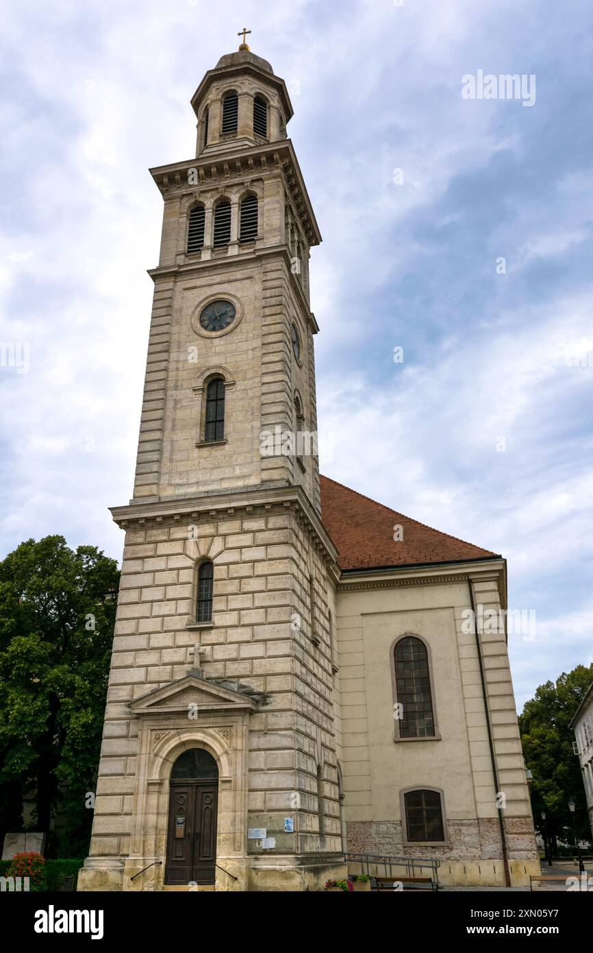 Der Bau der lutherischen Kirche in Sopron, der drittgrößten lutherischen Kirche Ungarns Stockfoto
