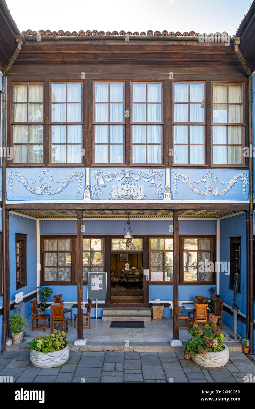 Haus von Stepan Hindliyan, Altstadt von Plovdiv, Bulgarien Stockfoto