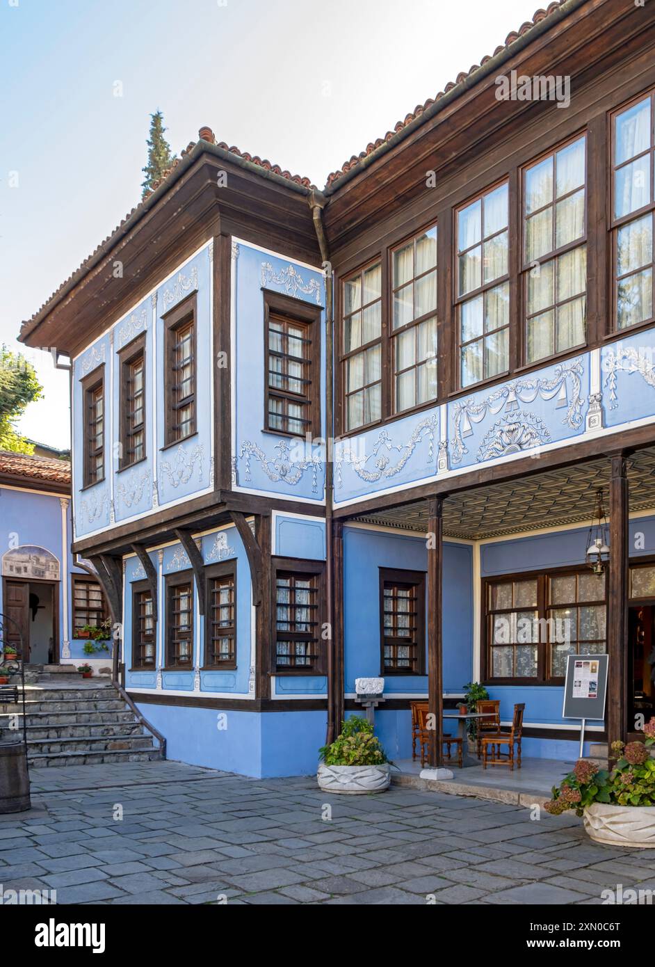 Haus von Stepan Hindliyan, Altstadt von Plovdiv, Bulgarien Stockfoto