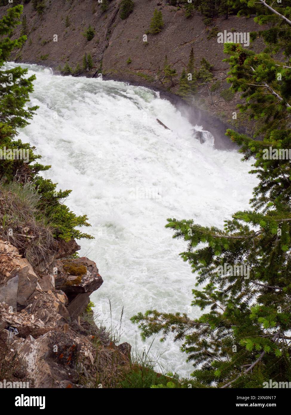 Bow River Falls, Banff, Alberta, Kanada Stockfoto