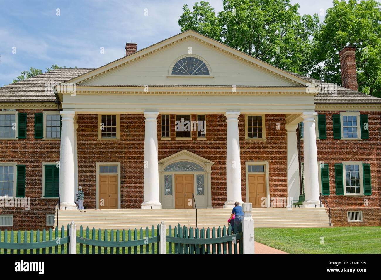 Montpelier, Wohnsitz von James Madison, 4. Präsident der Vereinigten Staaten. Stockfoto