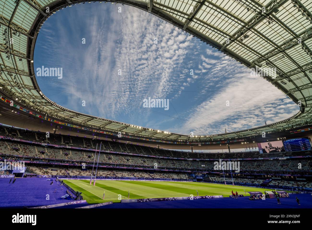 Stade de France, Olympische Spiele 2024 PARIS, Rugby 7 Stockfoto