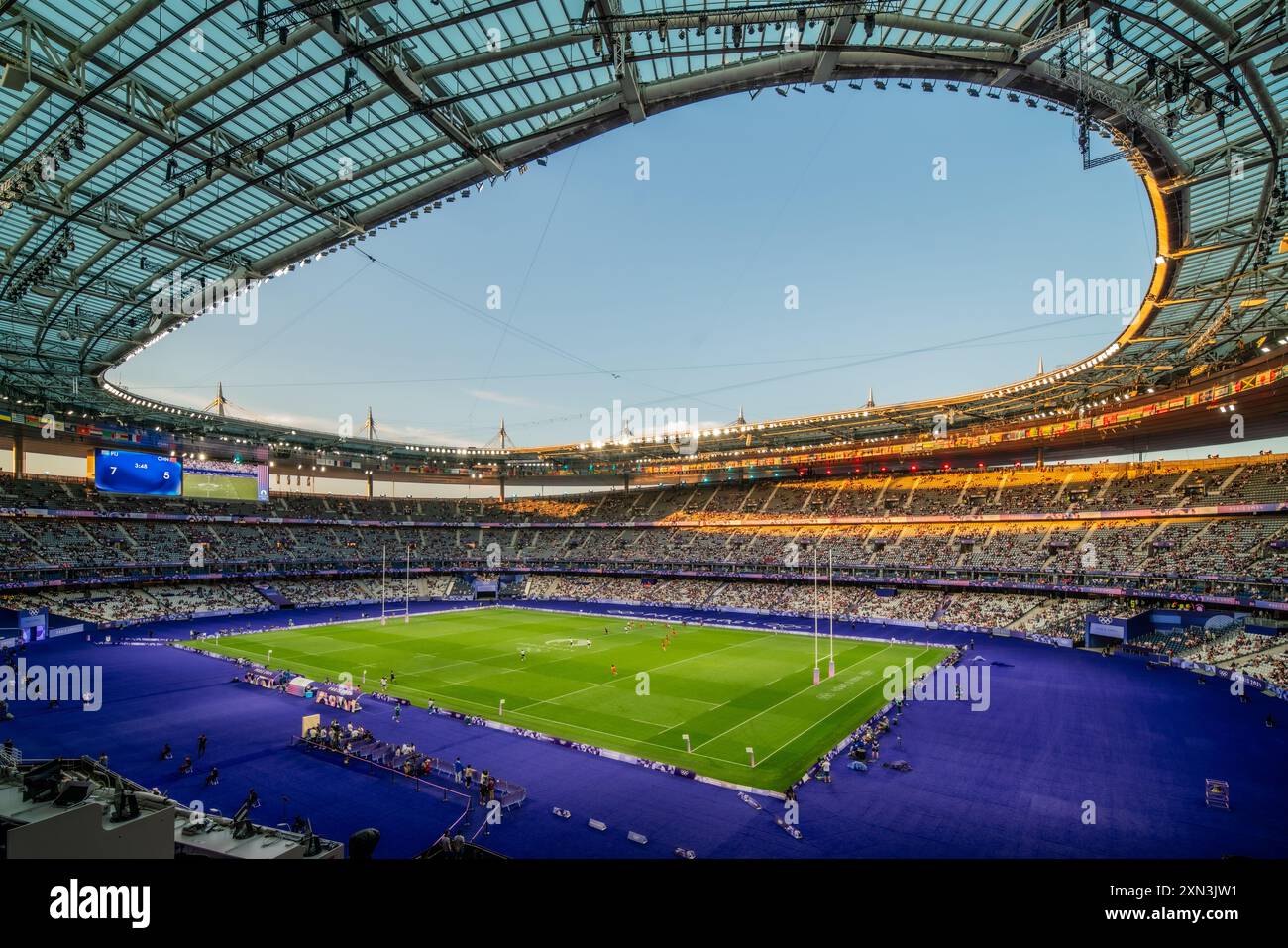 Stade de France, Olympische Spiele 2024 PARIS, Rugby 7 Stockfoto