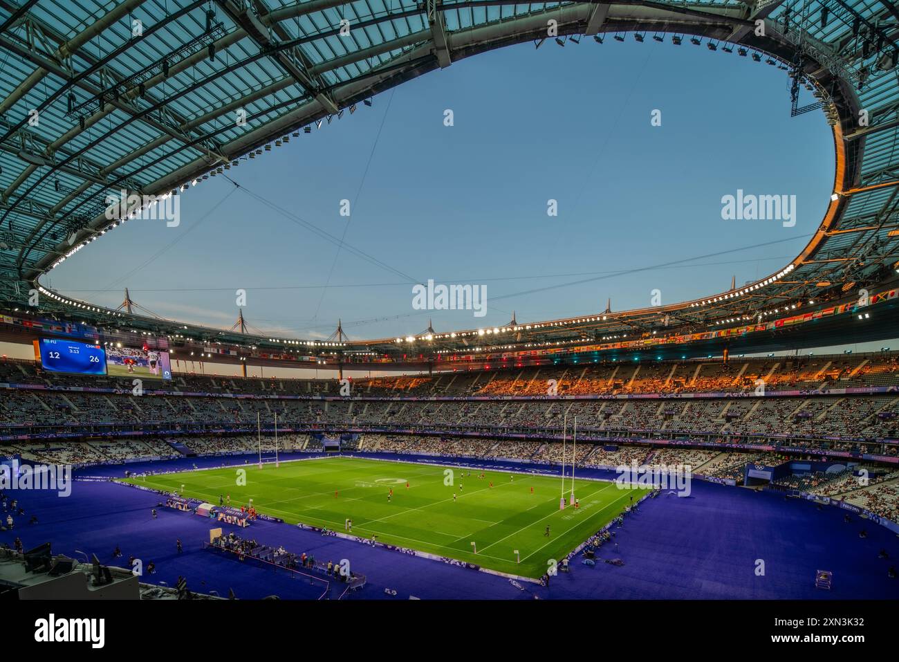 Stade de France, Olympische Spiele 2024 PARIS, Rugby 7 Stockfoto