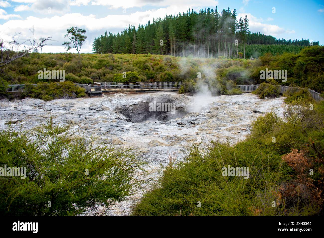 Waiotapu Thermal Wonderland - Neuseeland Stockfoto