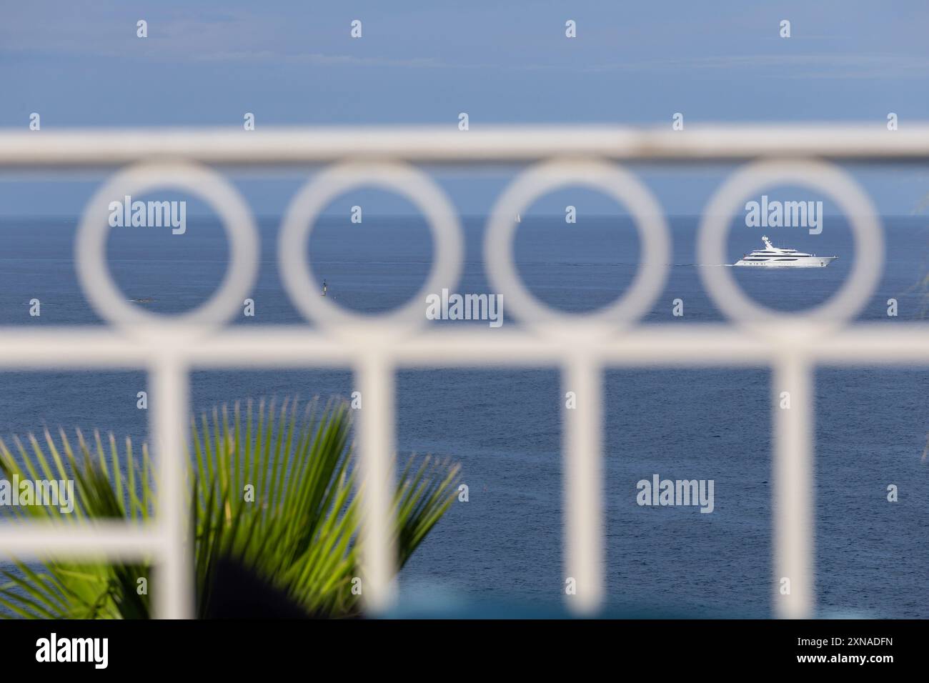 Französische Riviera im Sommer Stockfoto