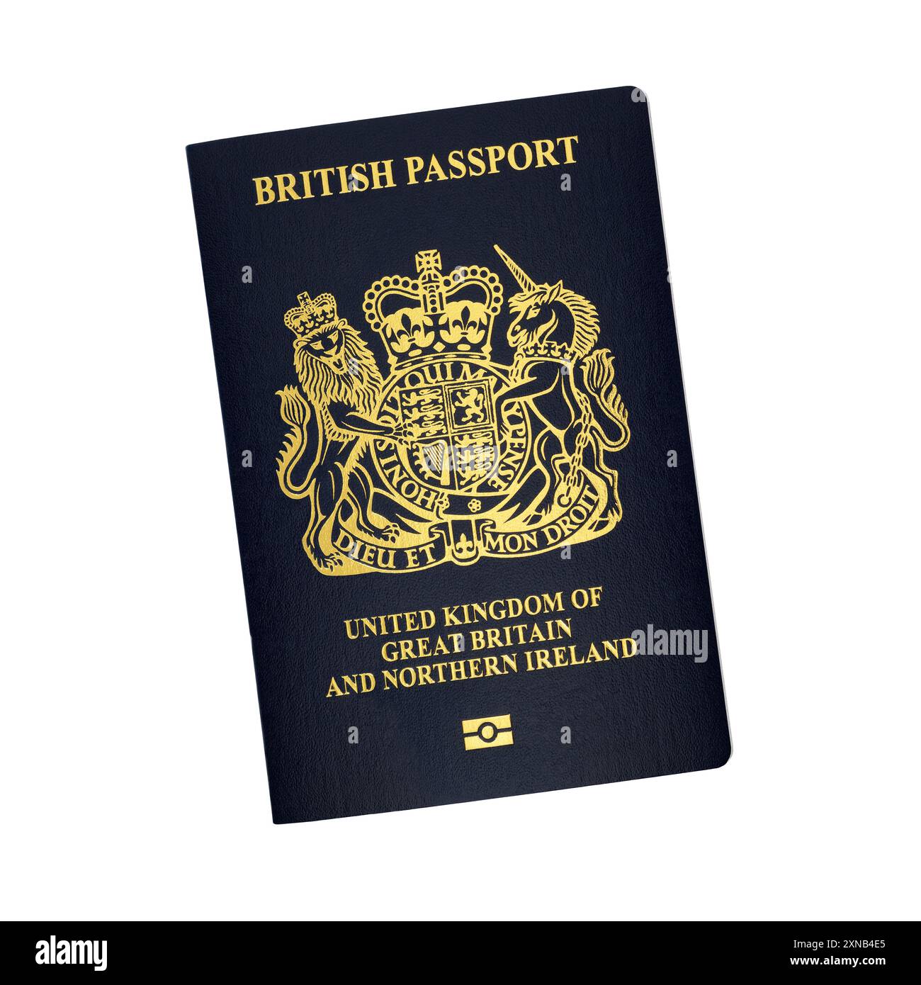 Britischer Biometrischer Blauer Pass Stockfoto Britischer Biometrischer Blauer Pass Stockfoto
