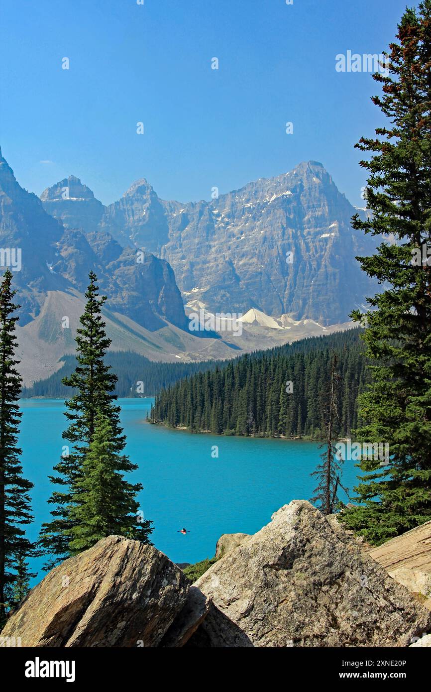 Lake Moraine Banff National Park Kanada Stockfoto