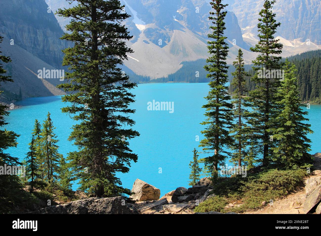 Lake Moraine Banff National Park Kanada Stockfoto