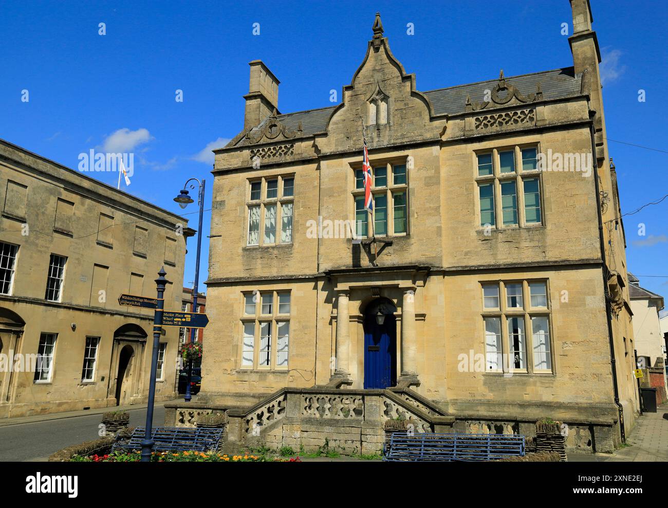 !5 High Street A Grade II denkmalgeschütztes Gebäude, Devizes, Wiltshire. Stockfoto