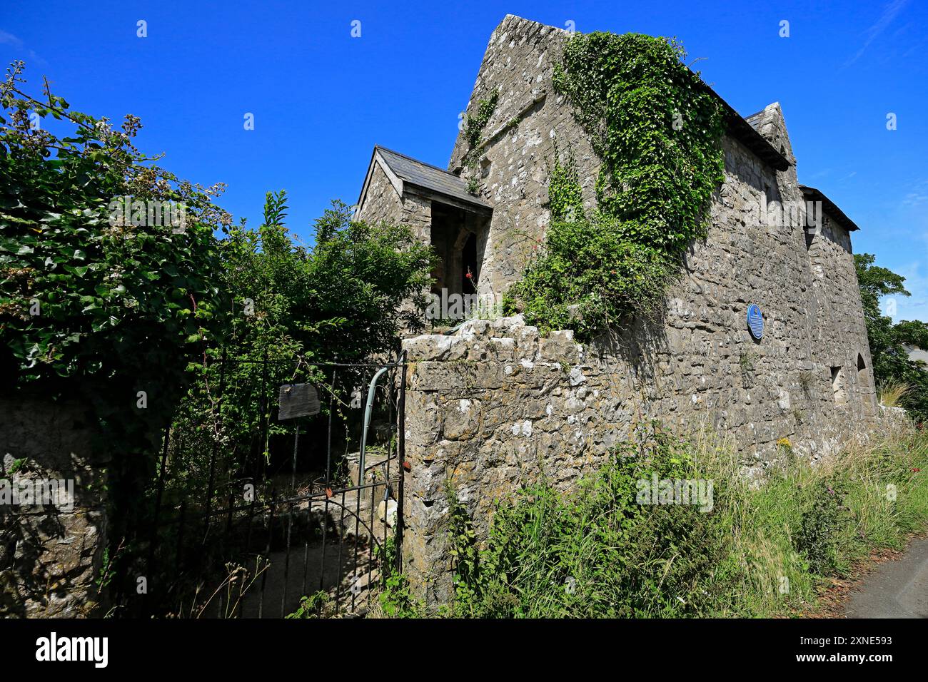 Das Gatehouse, Tewksbury Abbey Grange, Llantwit Major, Vale of Glamorgan, Südwales. Stockfoto