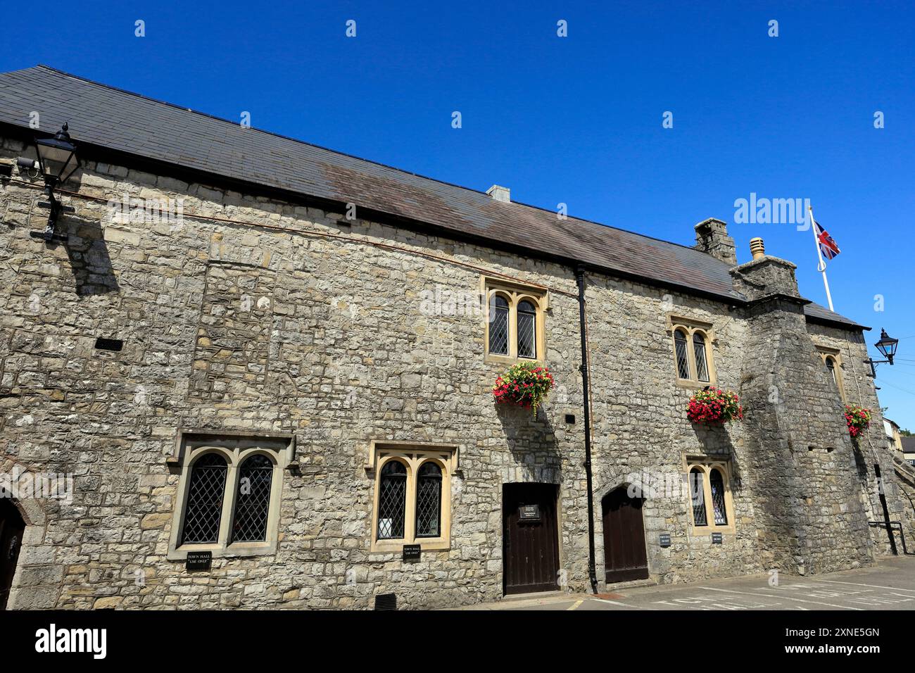 Llantwit Major Town Hall, Vale of Glamorgan, South Wales. Stockfoto