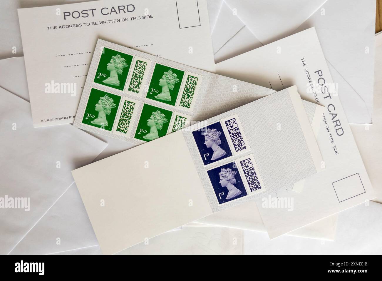 Briefmarken von Royal Post Stockfoto