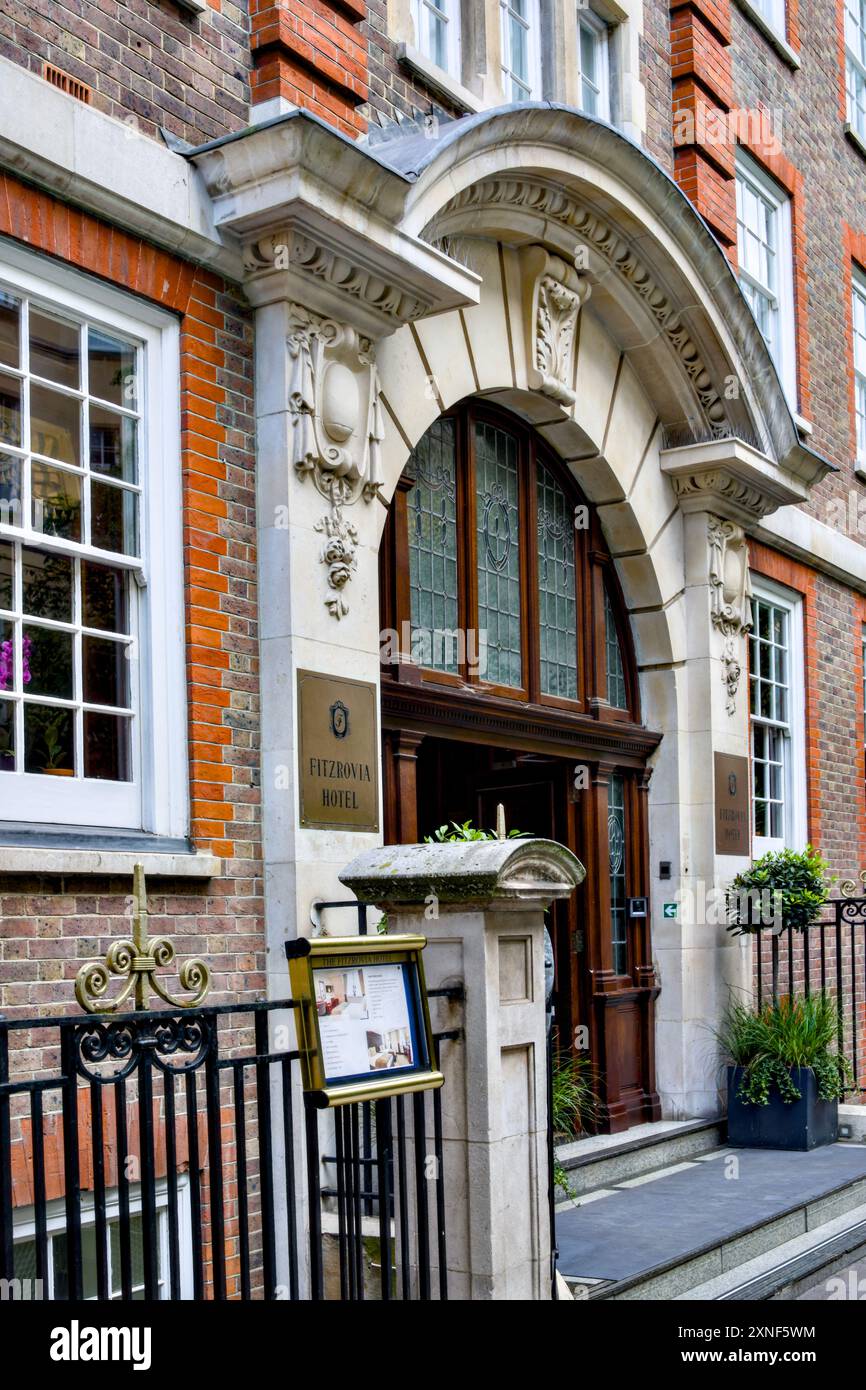 Fitzrovia Hotel, Bolsover Street, City Of Westminster, London, England, GROSSBRITANNIEN Stockfoto