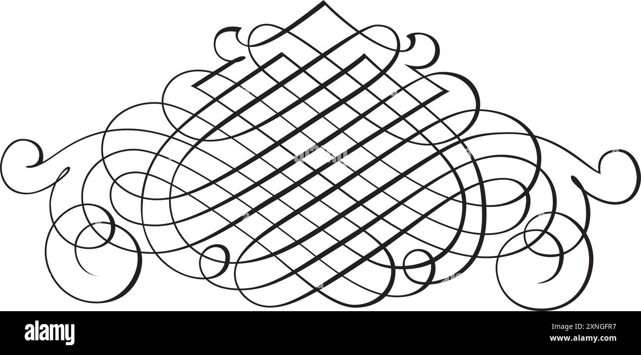 Abstrakte arabische Vintage Dekorative Kalligraphie dekorative Silhouette Symbol für Tattoo isolierten Vektor Stock Vektor Abstrakte arabische Vintage Dekorative Kalligraphie dekorative Silhouette Symbol für Tattoo isolierten Vektor Stock Vektor