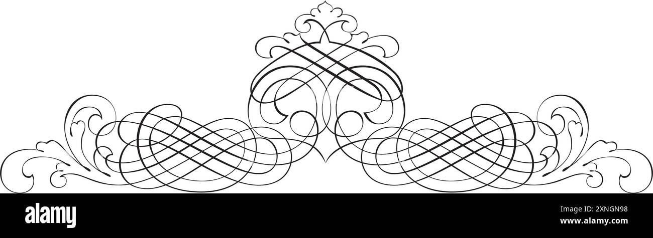 Abstrakte arabische Vintage Dekorative Kalligraphie dekorative Silhouette Symbol für Tattoo isolierten Vektor Stock Vektor Abstrakte arabische Vintage Dekorative Kalligraphie dekorative Silhouette Symbol für Tattoo isolierten Vektor Stock Vektor