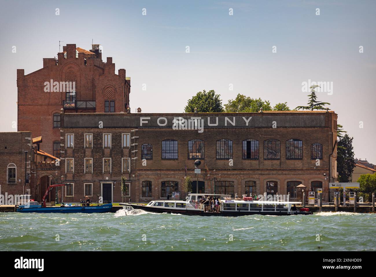 Fortuny Building Venedig Italien Stockfoto