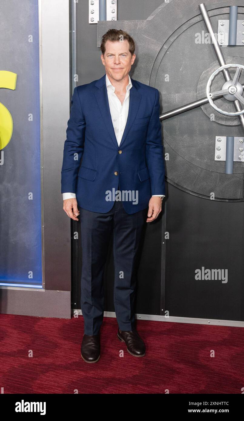 New York, USA. 31. Juli 2024. Kevin Walsh nimmt am 31. Juli 2024 an der Premiere von Apple Original Films „The Instigators“ im Jazz im Lincoln Center in New York Teil. (Foto: Lev Radin/SIPA USA) Credit: SIPA USA/Alamy Live News Stockfoto