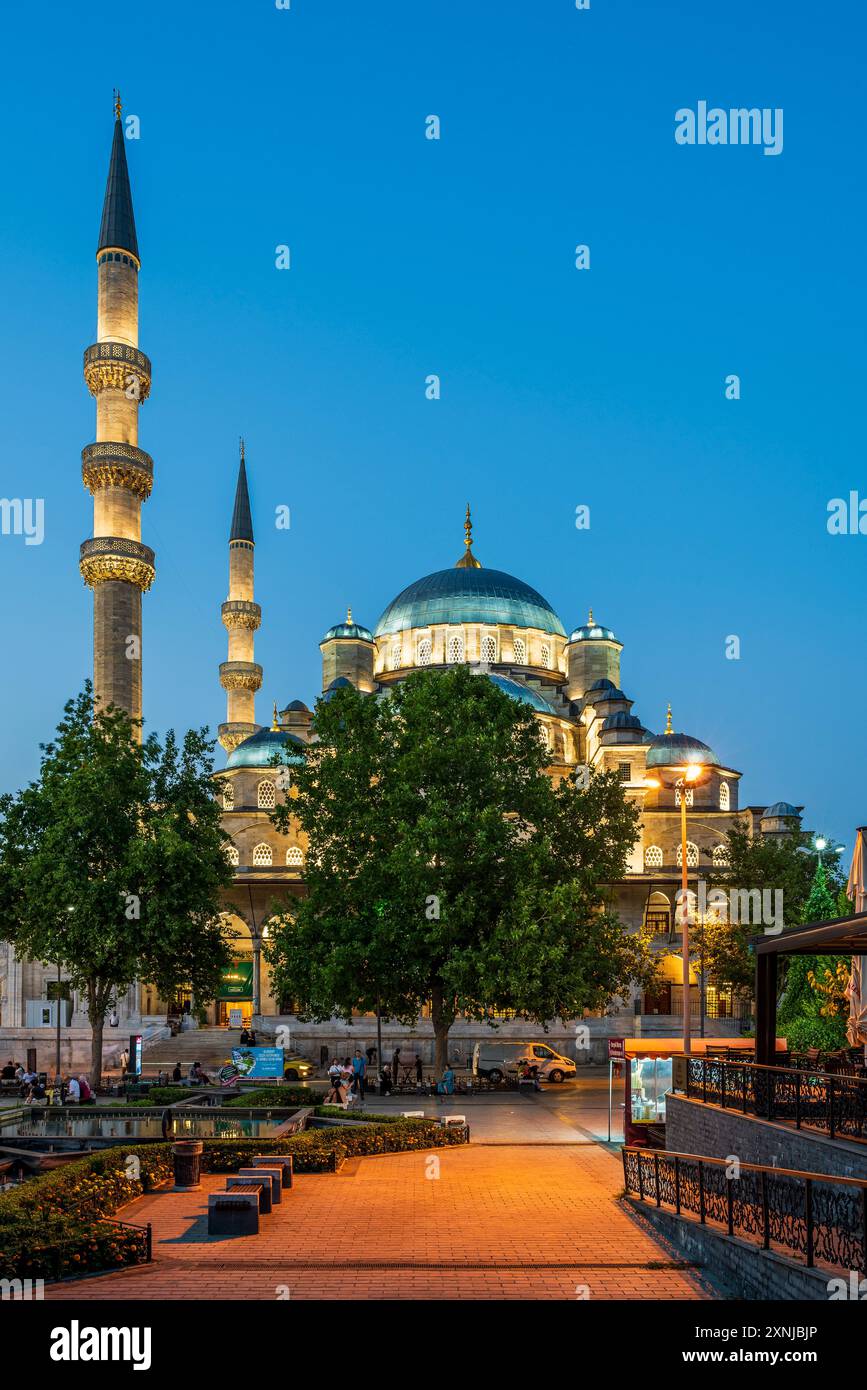 Neue Moschee (Yeni Camii), Istanbul, Türkei Stockfoto